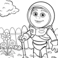 Buzz Lightyear’s gardening adventure
