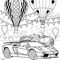 Lamborghini balloon festival