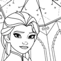 Elsa in the ice observatory