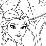 Elsa in the ice observatory