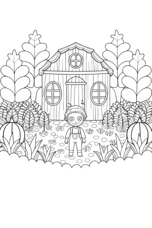 Creeper’s quest for the enchanted seed coloring pages