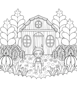 Creeper’s quest for the enchanted seed coloring pages