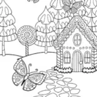 Butterfly treasure hunt in Candy Land