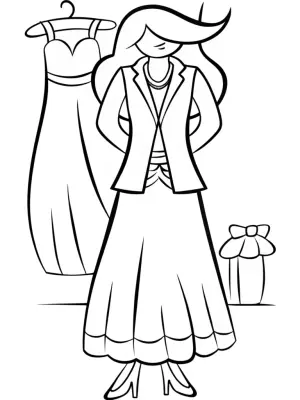 Charizard the fashion designer coloring pages