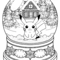 Pikachu’s snow globe adventure