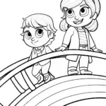Steve and Alex on the rainbow bridge