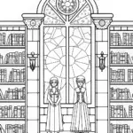 Anime guardians in a magical library