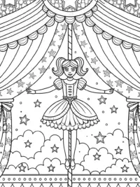 Barbie the ringmaster in the sky