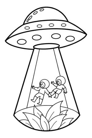 Superhero pets save alien plants coloring pages