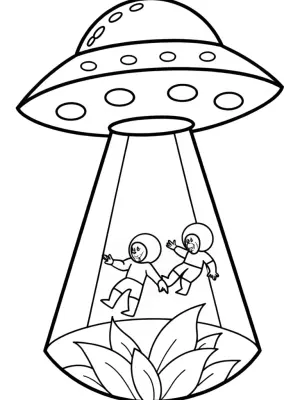 Superhero pets save alien plants coloring pages