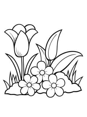 Banban inventing in the garden coloring pages