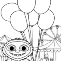 Huggy Wuggy at the balloon festival