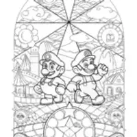 Mario and Luigi racing through history