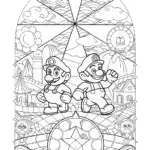 Mario and Luigi racing through history