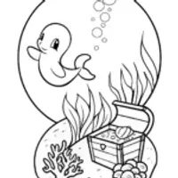 Charmander treasure hunt under the sea