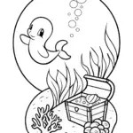 Charmander treasure hunt under the sea