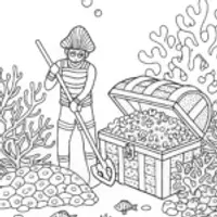 Blippi underwater treasure hunt