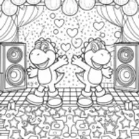 Yoshi’s dance party