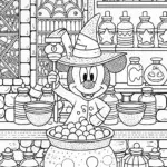 Mickey Mouse Halloween potion lab