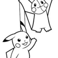 Pikachu shadow puppet show