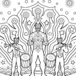 Black Panther conducts a cosmic orchestra