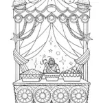 Black Panther in a celestial market