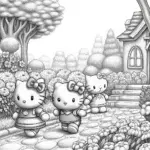 Hello Kitty’s garden parade
