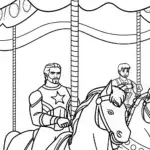 Avengers on a magical carousel