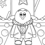 Kirby at a cosmic fashion show