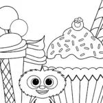 Huggy Wuggy in ice cream land