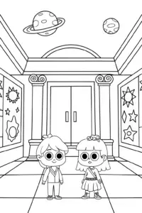 Rainbow Friends galactic art gallery