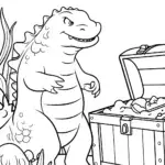 Godzilla underwater treasure hunt