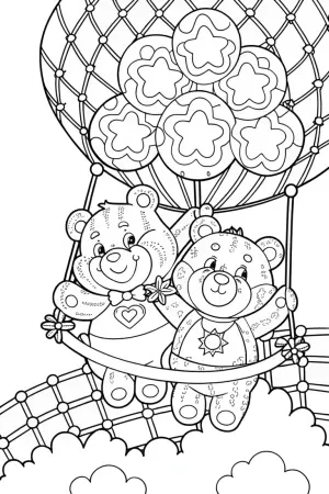 Care Bears launching dreams coloring pages