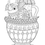 Monster in a time-traveling teapot