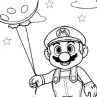 Mario on a moonlight adventure