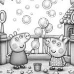 Peppa Pig’s bubblegum art party