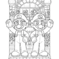 Mario and Luigi at Comic Con