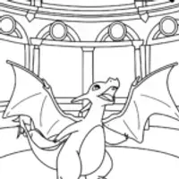 Charizard at a magical concert