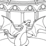 Charizard at a magical concert