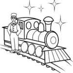 Blippi on a magical train