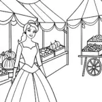Princess at the enchanted market