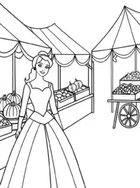 Princess at the enchanted market