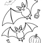 Bats delivering Halloween potions