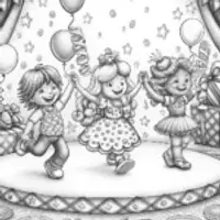 Strawberry Shortcake dance party