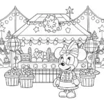 Minnie Mouse Christmas market adventure