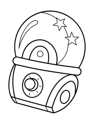Care Bears dream machine coloring pages