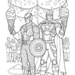 Avengers at the ice cream festival