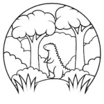 Godzilla as a forest guardian