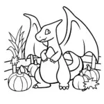 Charizard at the harvest festival