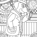 Sherlock Paws solving a mystery